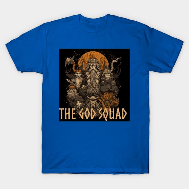 The God Squad Norse Mythology Asgardians T-Shirt by Grassroots Green